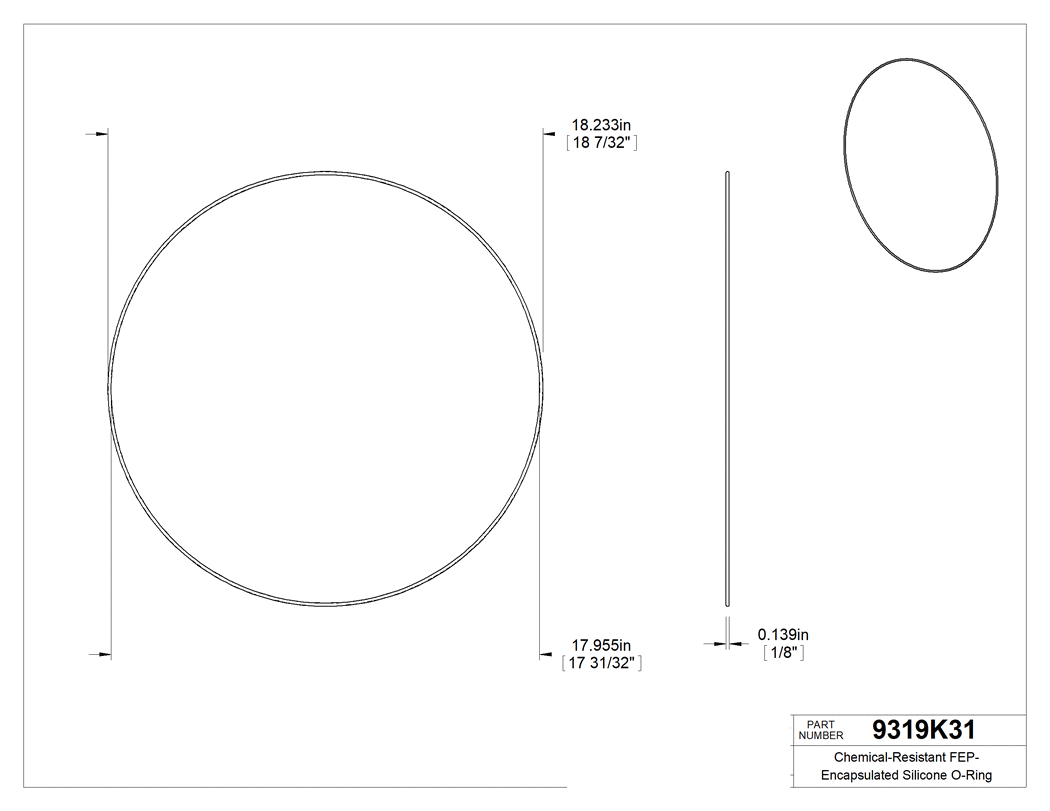Technical drawing - 9319K31